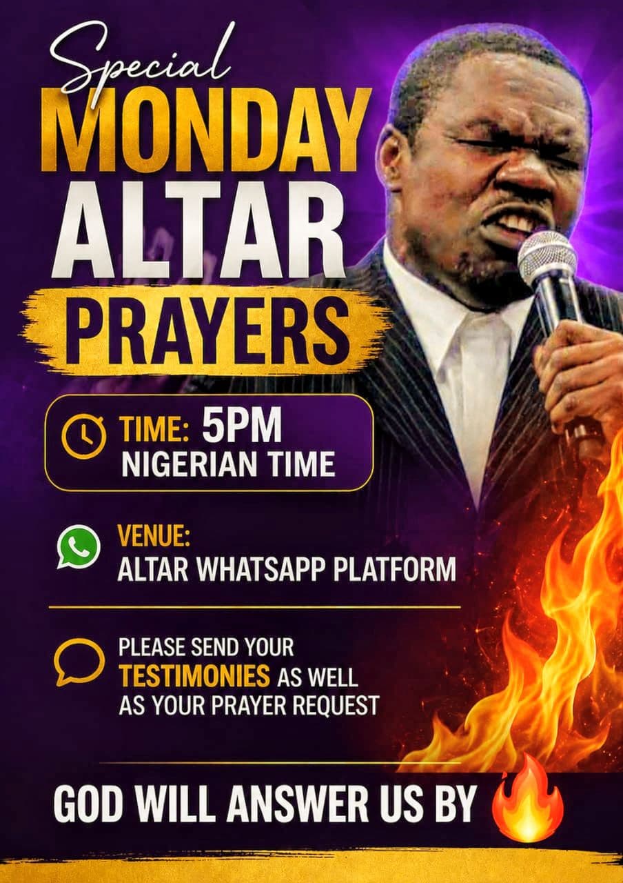 Monday Altar Prayers